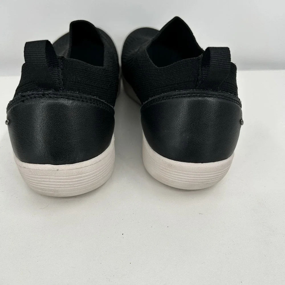 Abeo Evelyn Womens Stretch Knit Slip On Shoes Size 8.5 Black Comfort Casual‎